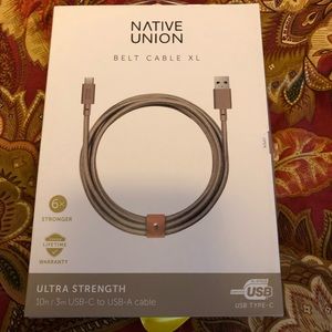 Charger cable native union NWT